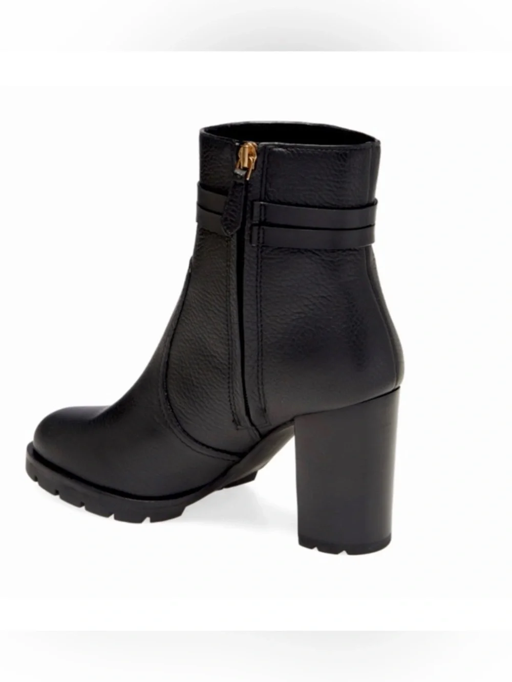Tory Burch 8.5 Leigh Lug‎ Sole Leather Boots